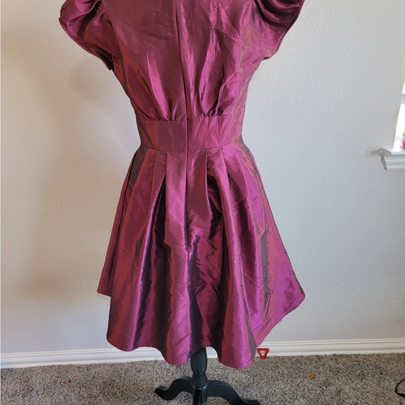 Scott McClintok Dress Plum Size 10 worn once - Picture 5 of 8